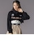 【 ニコ☆プチ 】ハーフジップドロップショルダートップス＆短丈半袖Tシャツセット(130~160cm)