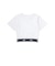【 ニコ☆プチ 】ハーフジップドロップショルダートップス＆短丈半袖Tシャツセット(130~160cm)