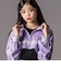 【 ニコ☆プチ 】ハーフジップドロップショルダートップス＆短丈半袖Tシャツセット(130~160cm)