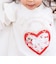 【スララク/防汚加工/オーガニックコットン】ときめきデザイン女の子長袖Tシャツ(80~130cm)