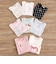【スララク/防汚加工/オーガニックコットン】ときめきデザイン女の子長袖Tシャツ(80~130cm)