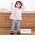 【スララク/防汚加工/オーガニックコットン】ときめきデザイン女の子長袖Tシャツ(80~130cm)