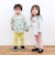 【スララク/防汚加工/オーガニックコットン】ときめきデザイン女の子長袖Tシャツ(80~130cm)