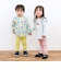 【スララク/防汚加工/オーガニックコットン】ときめきデザイン女の子長袖Tシャツ(80~130cm)