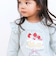 【スララク/防汚加工/オーガニックコットン】ときめきデザイン女の子長袖Tシャツ(80~130cm)