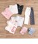 【スララク/防汚加工/オーガニックコットン】ときめきデザイン女の子長袖Tシャツ(80~130cm)
