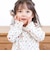 【スララク/防汚加工/オーガニックコットン】ときめきデザイン女の子長袖Tシャツ(80~130cm)