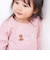 【スララク/防汚加工/オーガニックコットン】ときめきデザイン女の子長袖Tシャツ(80~130cm)