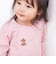 【スララク/防汚加工/オーガニックコットン】ときめきデザイン女の子長袖Tシャツ(80~130cm)
