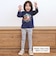 【スララク/防汚加工/オーガニックコットン】わくわくデザイン男の子長袖Tシャツ(80~130cm)
