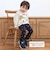 【スララク/防汚加工/オーガニックコットン】わくわくデザイン男の子長袖Tシャツ(80~130cm)