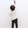 【スララク/防汚加工/オーガニックコットン】わくわくデザイン男の子長袖Tシャツ(80~130cm)