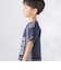 異素材切り替え半袖Tシャツ(95~160cm)