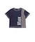 異素材切り替え半袖Tシャツ(95~160cm)