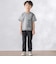 異素材切り替え半袖Tシャツ(95~160cm)