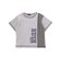 異素材切り替え半袖Tシャツ(95~160cm)