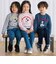 【Disney(ディズニー)】<ミッキーマウス>プリント天竺長袖Tシャツ(90~130cm)