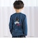 【Disney(ディズニー)】<ミッキーマウス>プリント天竺長袖Tシャツ(90~130cm)