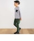 【抗菌防臭・UVカット】タフタポケットロゴプリント天竺長袖Tシャツ(90~130cm)