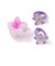 ハイビスカスヘアクリップ＋ヘアゴム3点セット