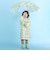 【お揃い】はたらくくるま花柄恐竜プリント総柄手提げ袋付きレインコート(95~135cm)