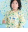【お揃い】はたらくくるま花柄恐竜プリント総柄手提げ袋付きレインコート(95~135cm)