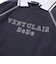 ラグラン編み立て襟付きロゴ刺しゅう長袖Tシャツ(90~150cm)
