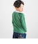 ラグラン編み立て襟付きロゴ刺しゅう長袖Tシャツ(90~150cm)