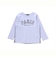 チェックスムース切り替えパッチロゴ長袖Tシャツ(90~160cm)