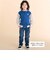 恐竜くるまキーチェーン刺しゅうデニムニットパンツ(80~130cm)
