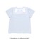 【シナモロール/ポムポムプリン×SLAPSLIP】袖スカラップ耳付きセーラー襟風Tシャツ(90~130cm)