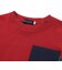 格子タフタポケット付きコードTシャツ(95~160cm)