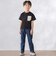 格子タフタポケット付きコードTシャツ(95~160cm)