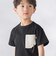 格子タフタポケット付きコードTシャツ(95~160cm)