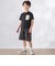 格子タフタポケット付きコードTシャツ(95~160cm)