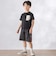 格子タフタポケット付きコードTシャツ(95~160cm)