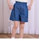 ラメデニムビスチェ&ショートパンツセットアップ(90~130cm)