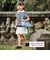 セーラーカラーリブボーダーTシャツ(90~160cm)