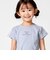 ショルダーラインロゴ刺しゅうテレコ半袖Tシャツ(90~160cm)