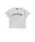 ムラ染め天竺ロゴプリント半袖Tシャツ(90~150cm)