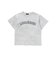 ムラ染め天竺ロゴプリント半袖Tシャツ(90~150cm)