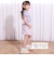 デニム&ツイルバックフリルリボンショートパンツ(90~130cm)