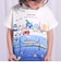 日本風景プリント天竺半袖Tシャツ(80~130cm)