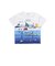 日本風景プリント天竺半袖Tシャツ(80~130cm)