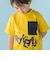 【店舗限定】ブロークンプリントポケット天竺半袖Tシャツ(95～150cm)