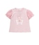 【スラプリ】レーススリーブパッチ付き天竺半袖Tシャツ(80~130cm)