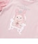 【スラプリ】レーススリーブパッチ付き天竺半袖Tシャツ(80~130cm)