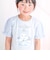 【スラプリ】レーススリーブパッチ付き天竺半袖Tシャツ(80~130cm)