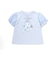 【スラプリ】レーススリーブパッチ付き天竺半袖Tシャツ(80~130cm)