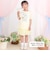 【スラプリ】レーススリーブパッチ付き天竺半袖Tシャツ(80~130cm)